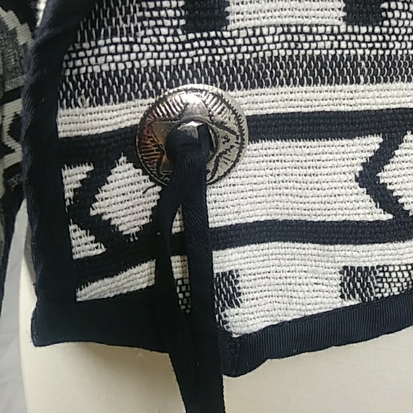 Wide Saddle back/white cotton vest-sz L - Picture 4 of 5